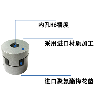 1/4HP电机连轴器 铝/铁连轴器